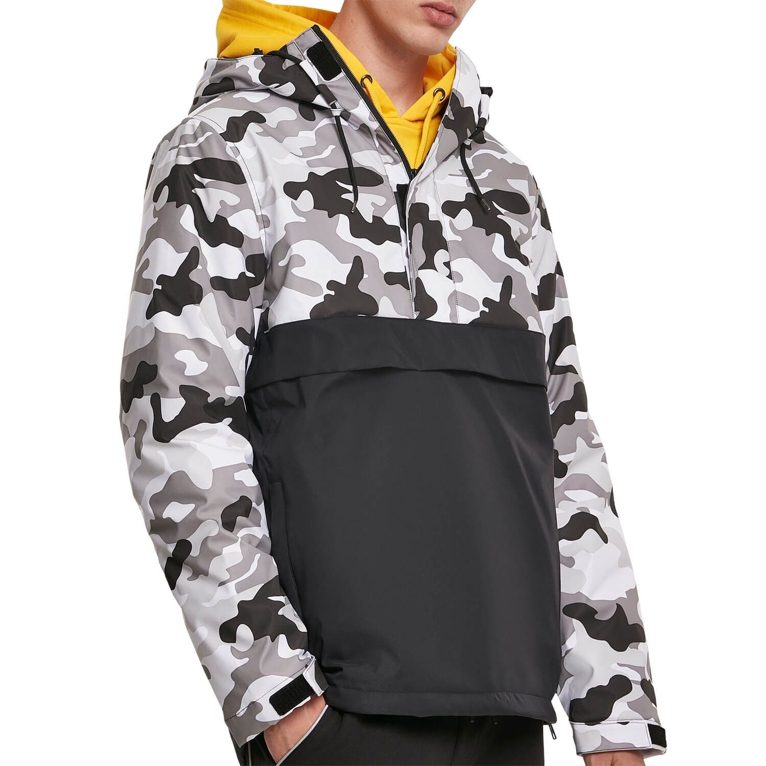 Camo Mix Pull Over Jacket