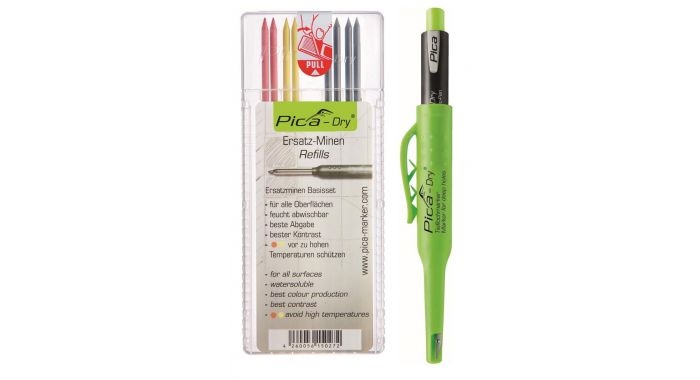 Pica PI30402 Kredka do zakreślacza na sucho 3030 + Wkład na sucho 4020