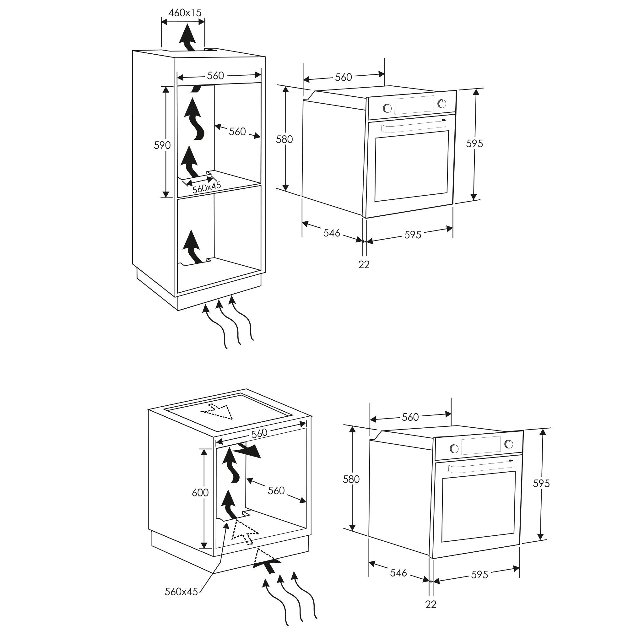 Candy Backofen Edelstahl FCT886X WIFI DE, mit keine Angabe, Pyrolyse und Aquactive Reinigung, Pyrolyse und Aquactive Reinigung, WiFi Funktion, 9 Programme