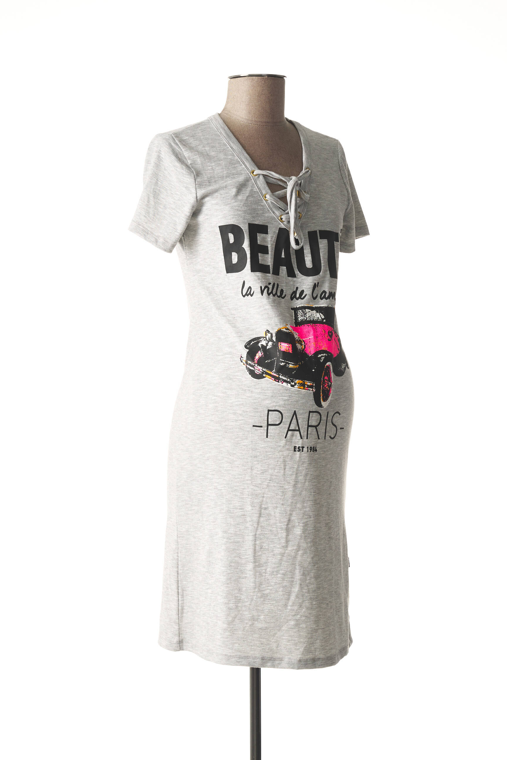 Love2wait Robes Maternite Femme couleur gris