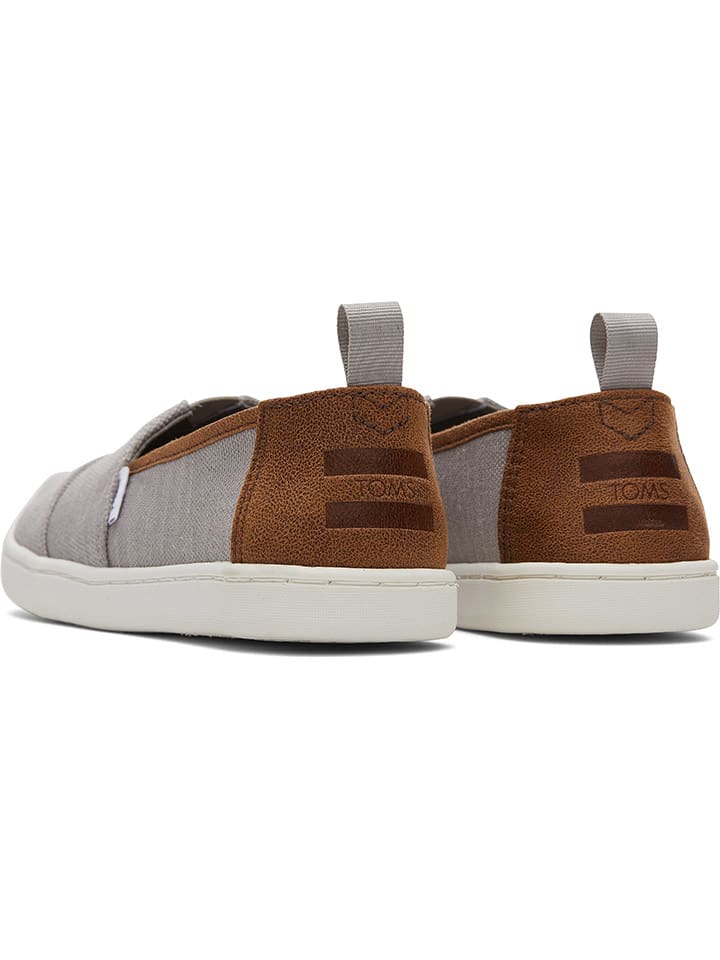 TOMS Slipper in Grau/ Braun günstig kaufen