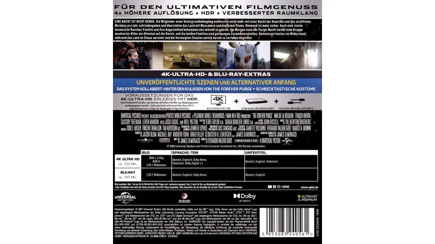 The Forever Purge - Keine Regeln mehr  (+ Blu-ray 2D)