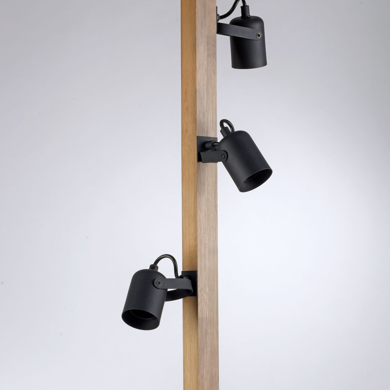 JUST LIGHT LeuchtenDirekt Stehleuchte CANOP,  3x E27 a max. 10W exkl., Materialmix, Innenleuchte, IP20