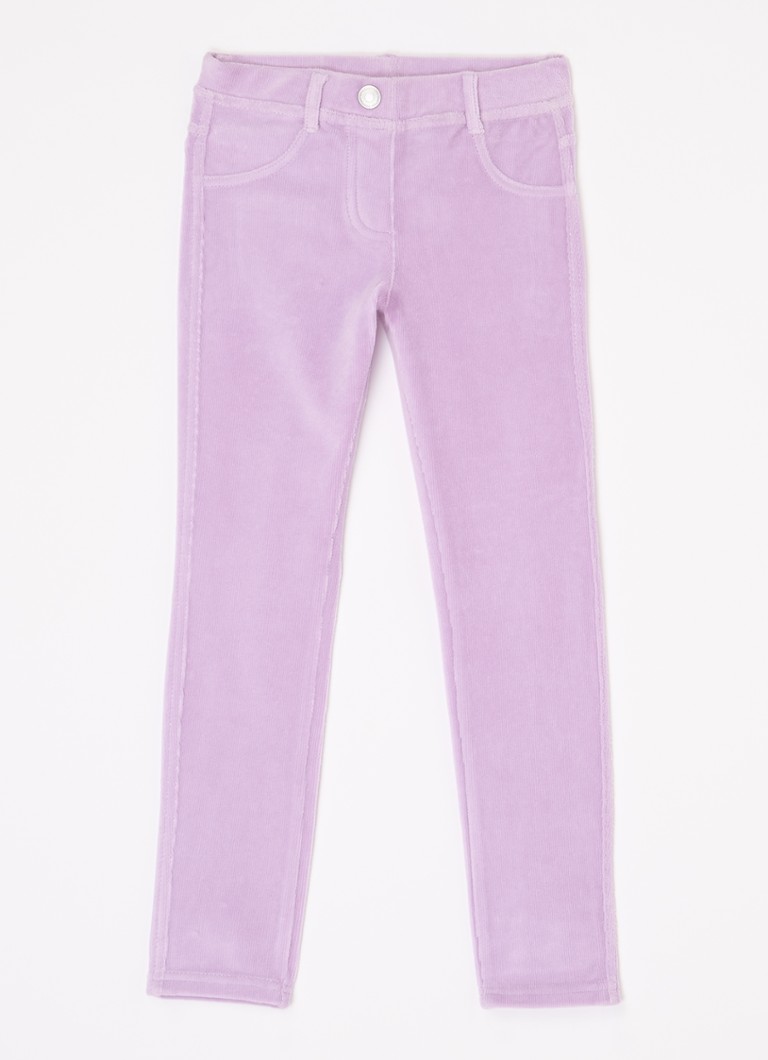 Pantaloni drepți din catifea reiată Benetton