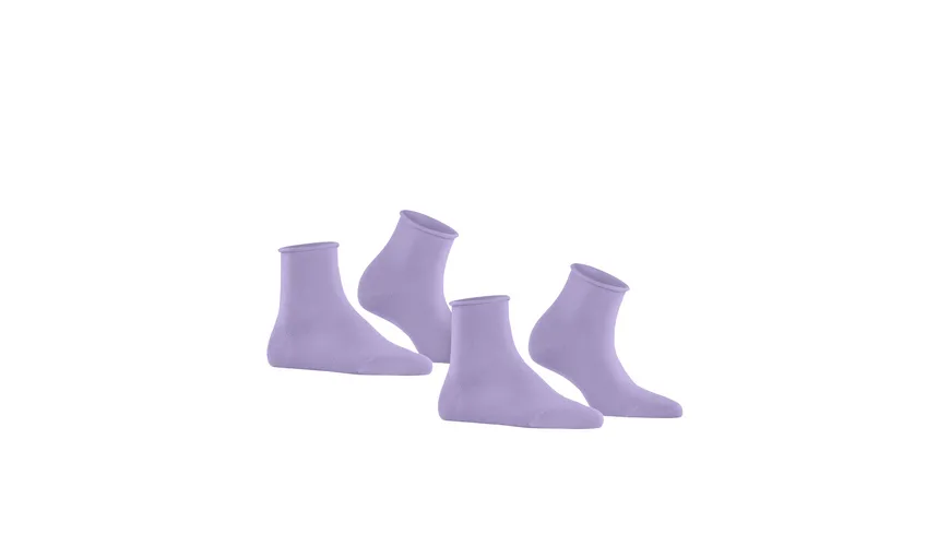 ESPRIT Damen Socken Basic Pure 2er Pack blau