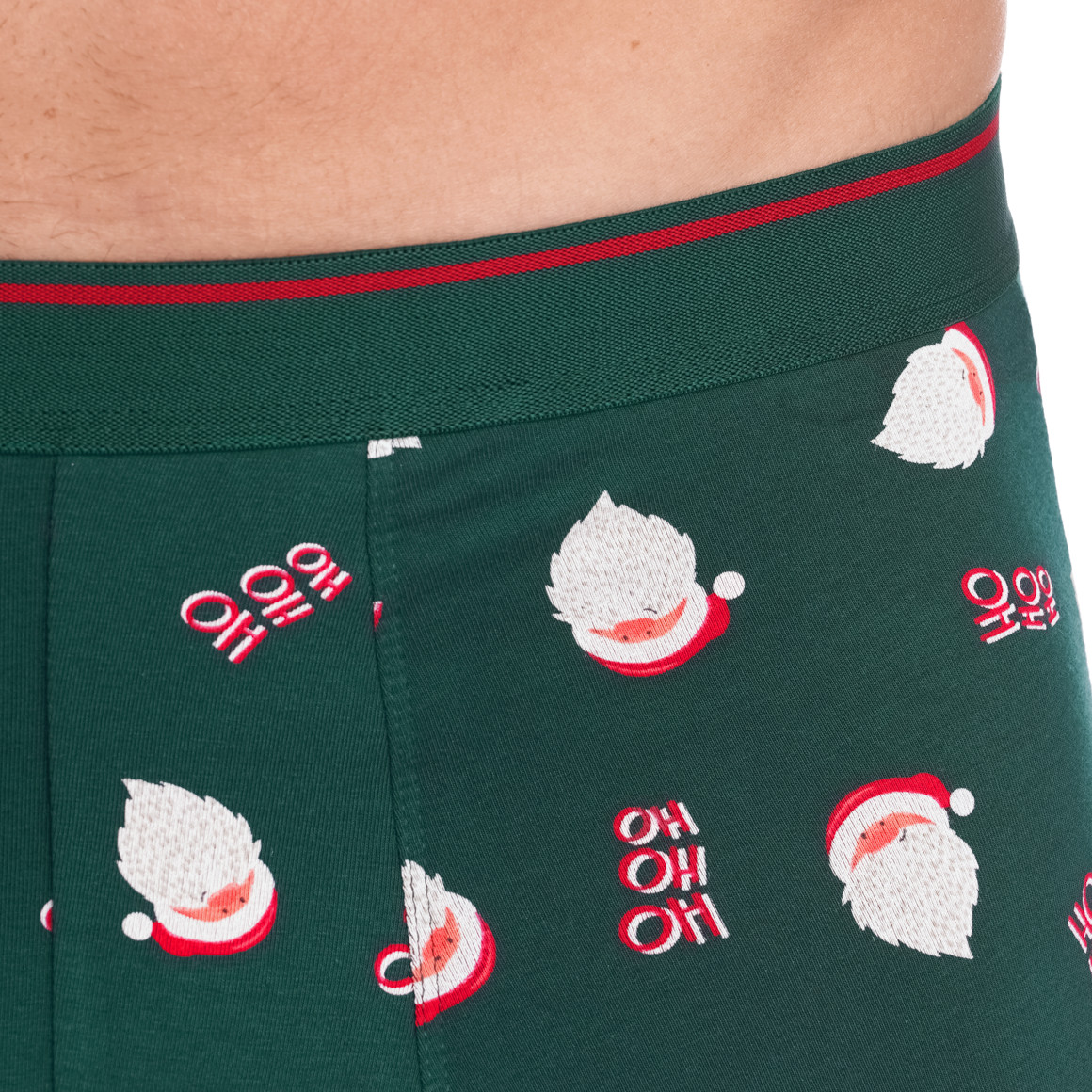 Herren Retroshorts mit Santa-Motiv