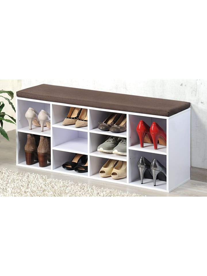 Kesper Schuhschrank in weiß günstig kaufen onesize