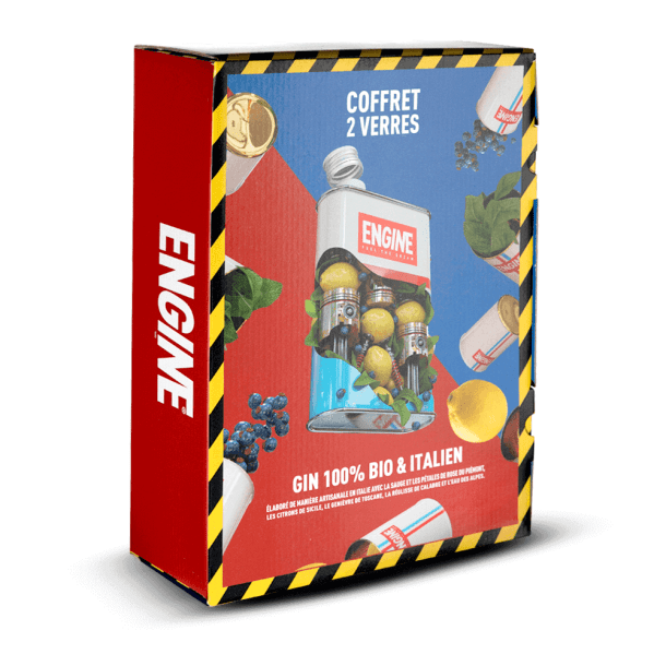 Coffret Engine 42% + 2 Verres