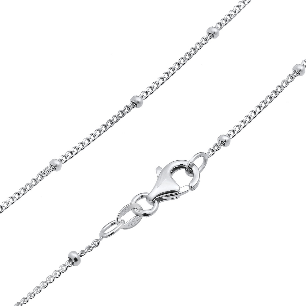 Elli Elli Collier Femmes chaîne en Y cœur boules en argent sterling 925 plaqué or collier
