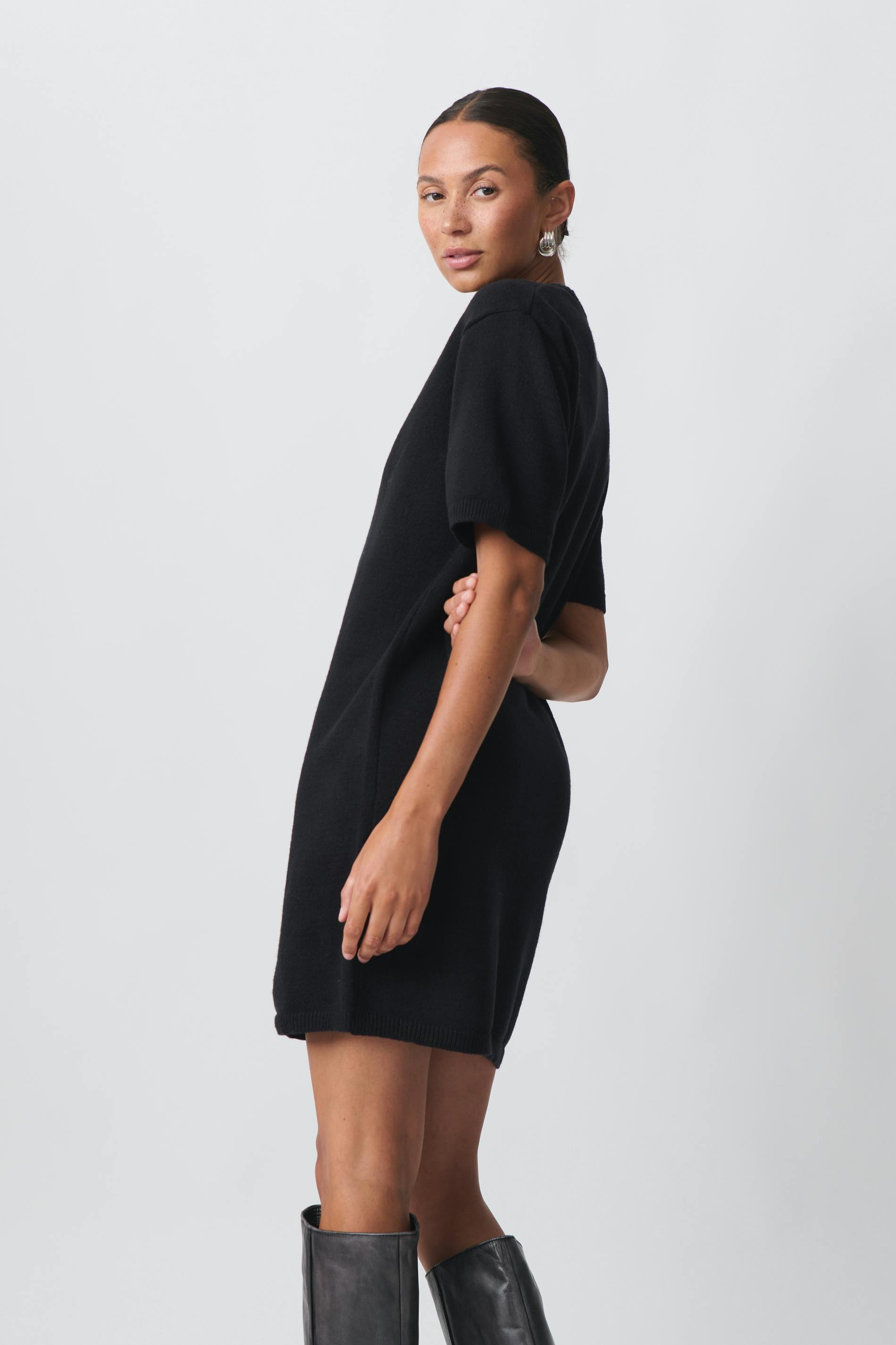 Knitted short dress