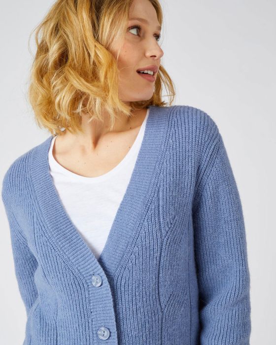 Gilet mélange alpaga