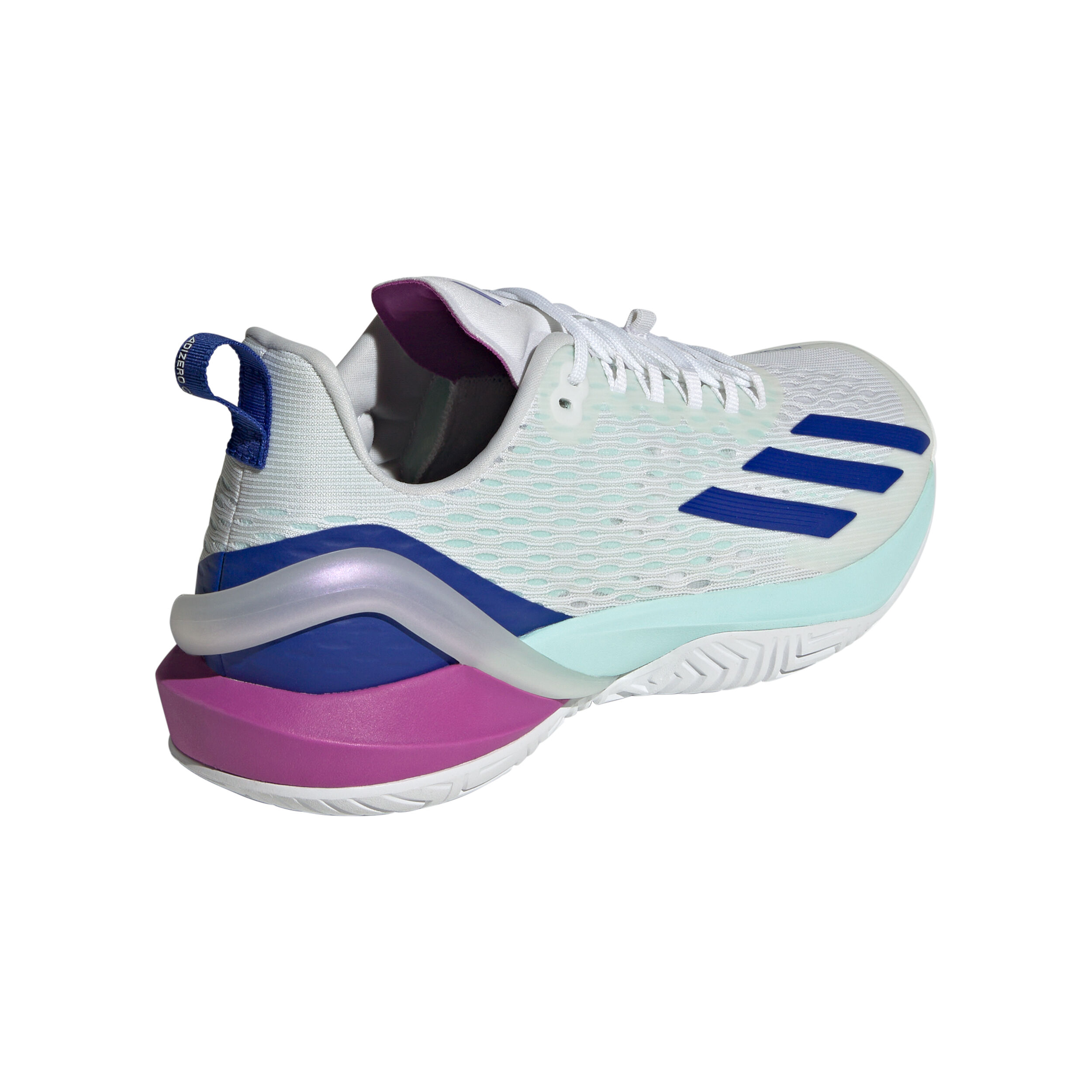 Adizero Cybersonic Allcourtschuh Herren - Weiß, Mint