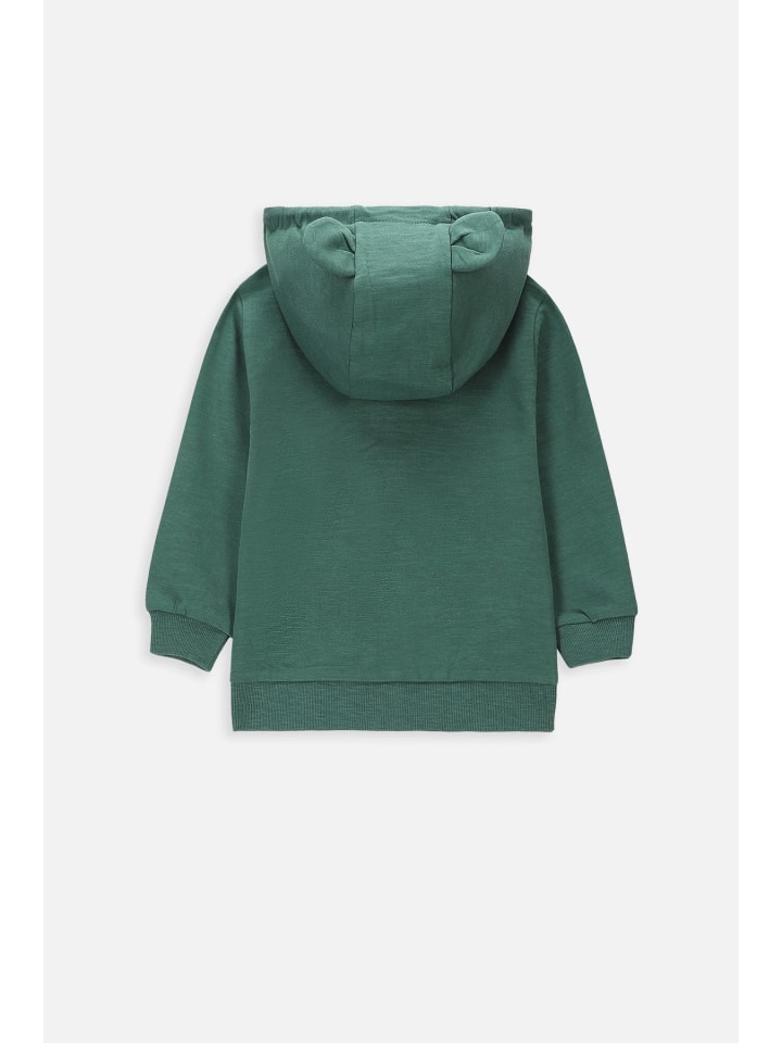 Coccodrillo Sweatshirt mit Reißverschluss in grün günstig kaufen