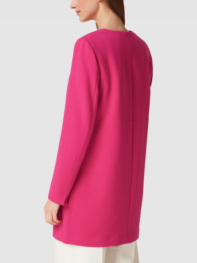 Longblazer mit Hakenverschluss in pink