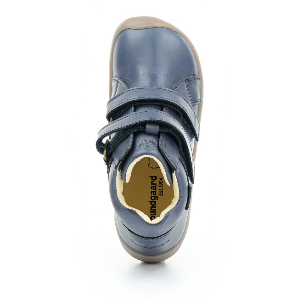 Bundgaard The Walk Velcro TEX Night Sky dunkel blaue Mid Cut Barfußschuhe