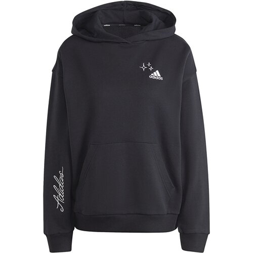 DAMEN KAPUZENSWEAT SCRIBBLE EMBROIDERY FRENCH TERRY
