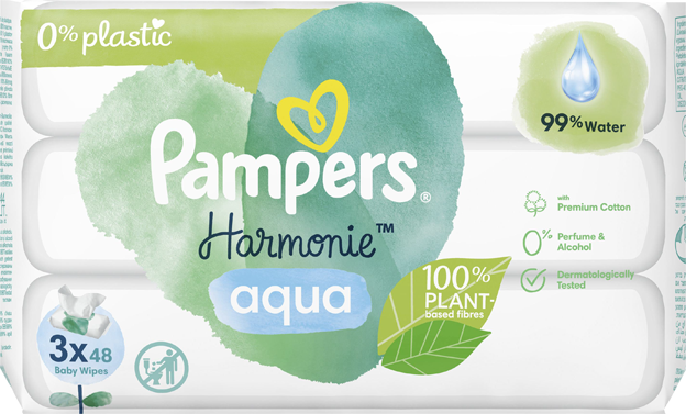 Pampers Harmonie Aqua Feuchttücher