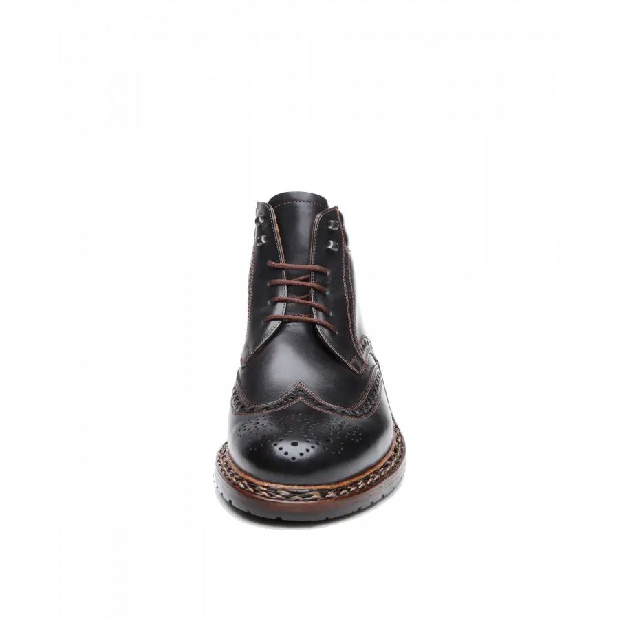 Heinrich Dinkelacker - Stiefeletten BUDA FULL-BROGUE SC Soft calf - schwarz