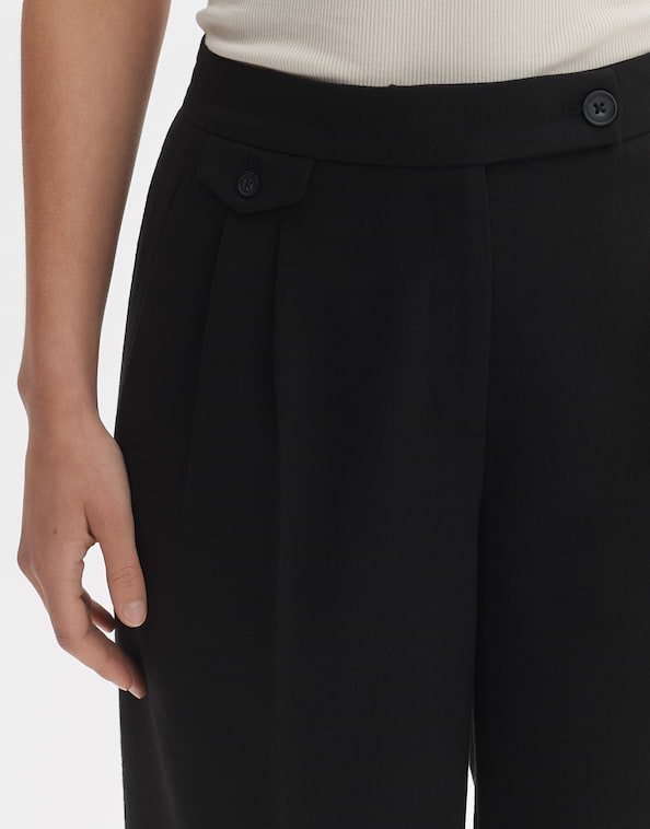 Bundfaltenhose Marzena asymmetric