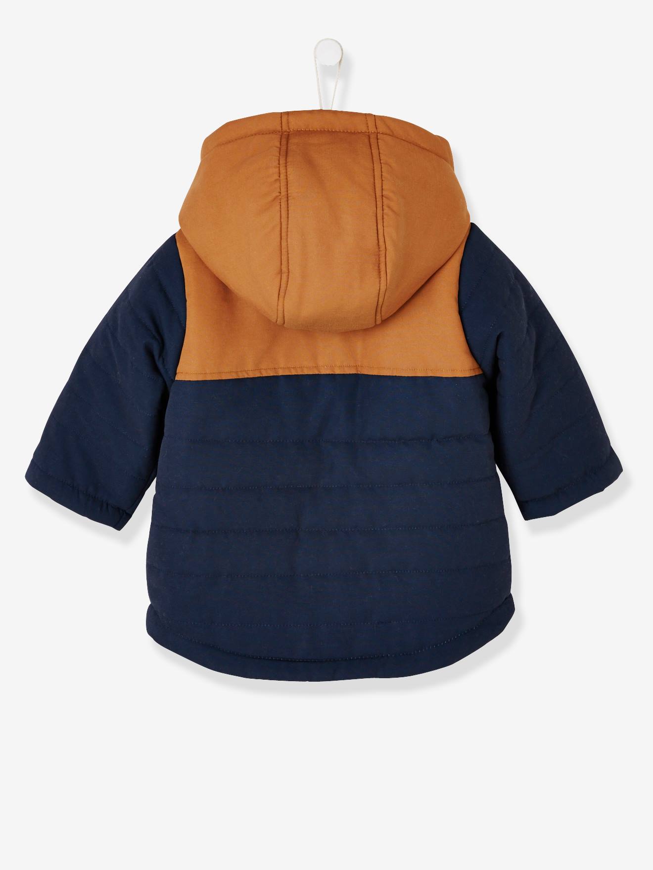 Vertbaudet 3-in-1 Jungen Baby Winterjacke, Recycling-Polyester - nachtblau