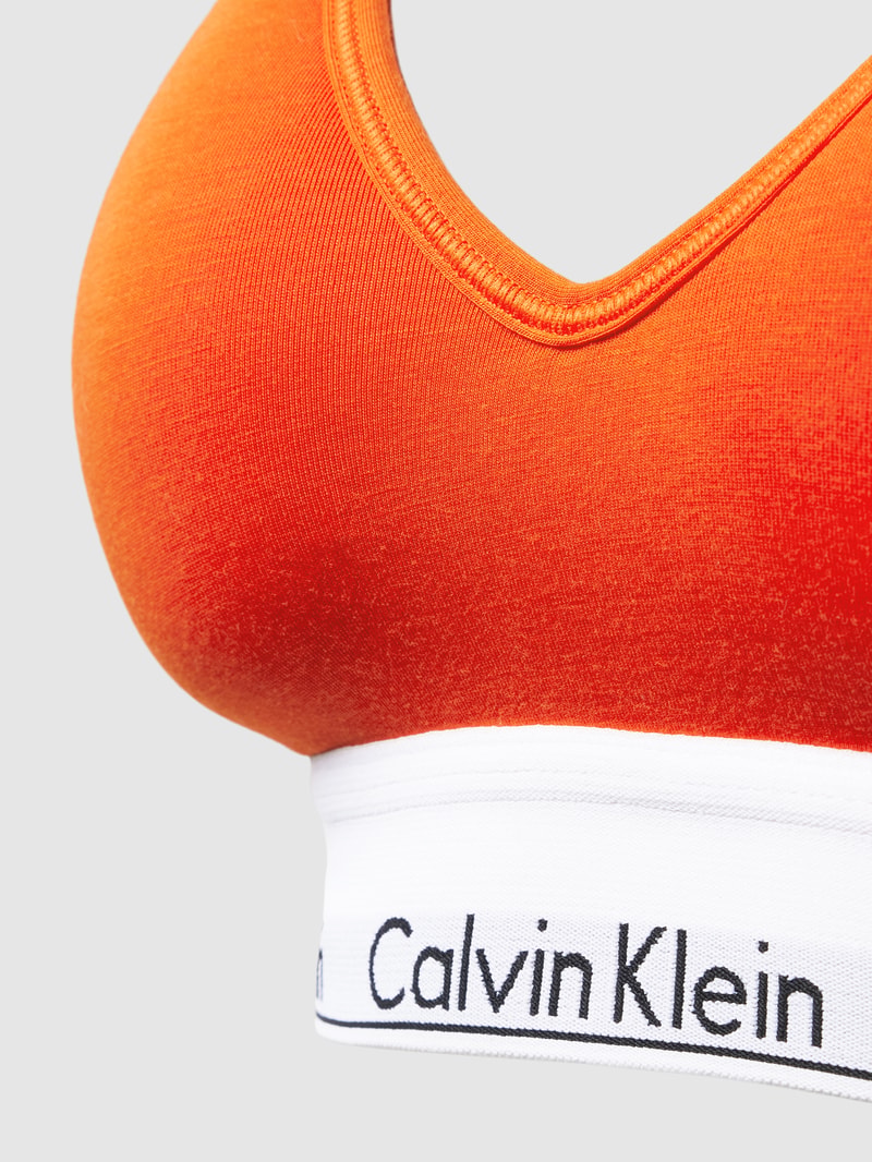 Soft-BH mit elastischem Logo-Saum Modell 'MODERN COTTON' in orange