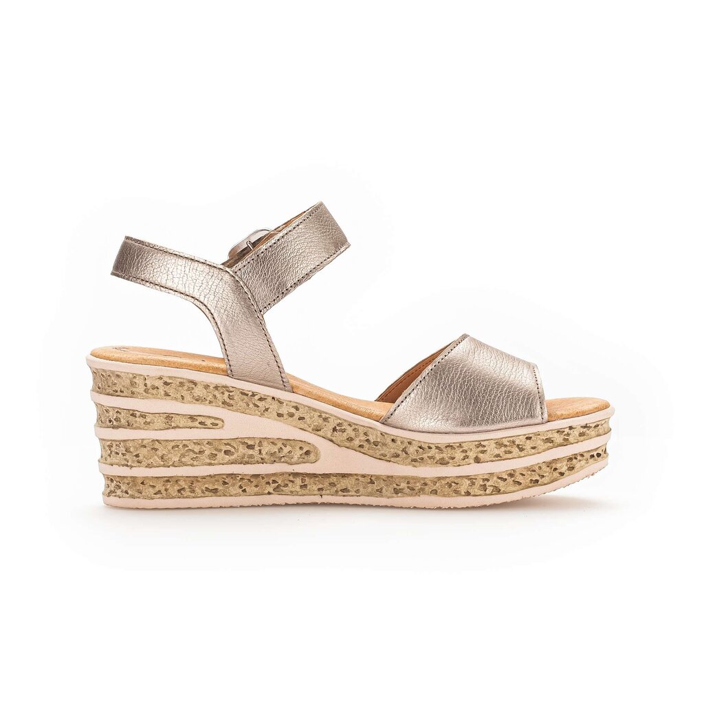 Gabor fashion Keilsandalette beige