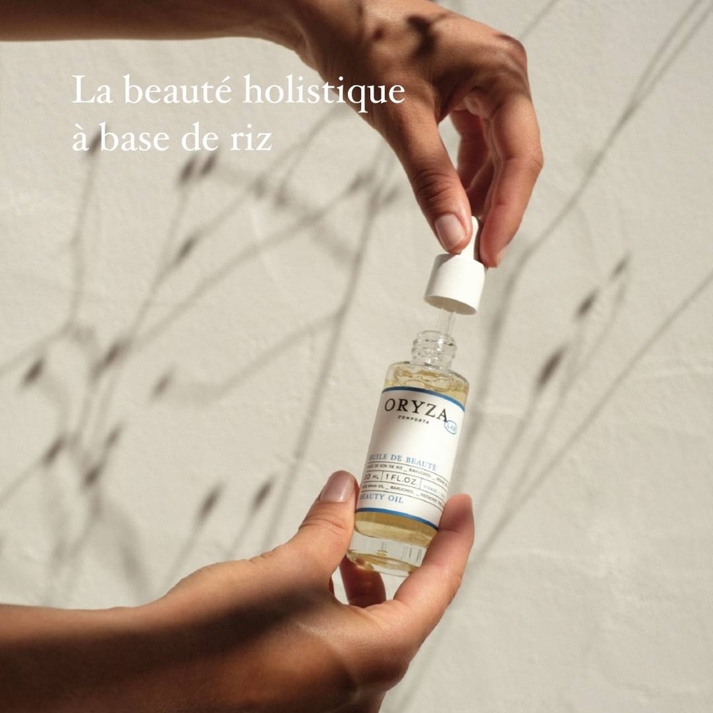 oryza lab Huile de beauté Huile de soin visage régénérante