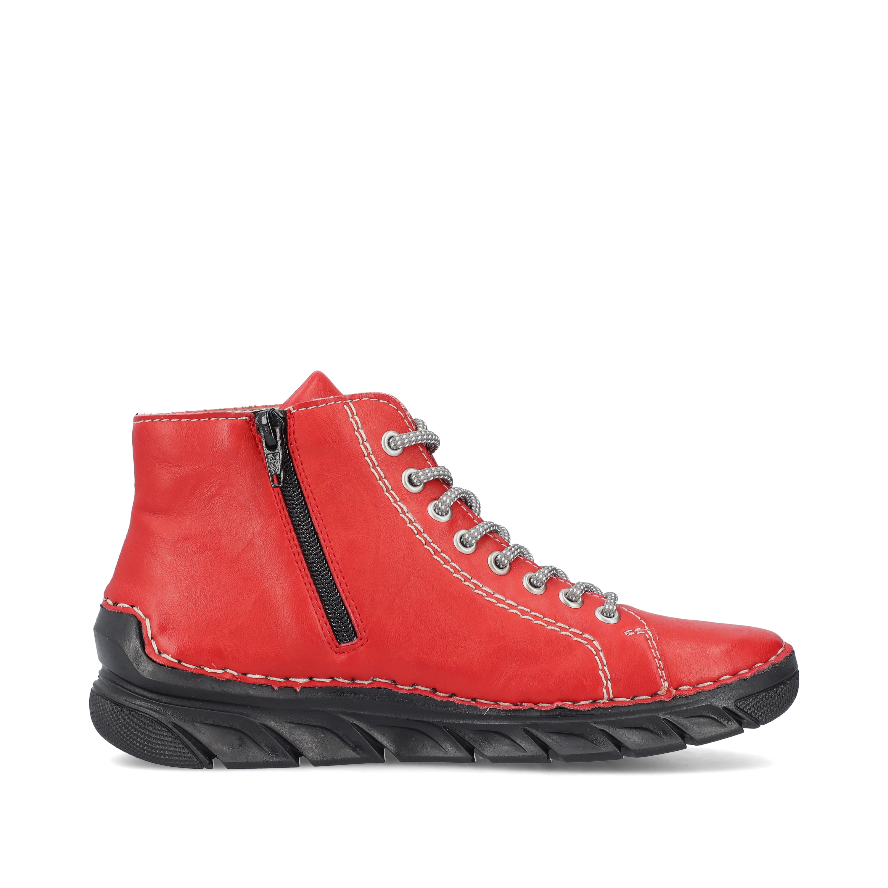 Rieker Damen Schnürschuhe feuerrot