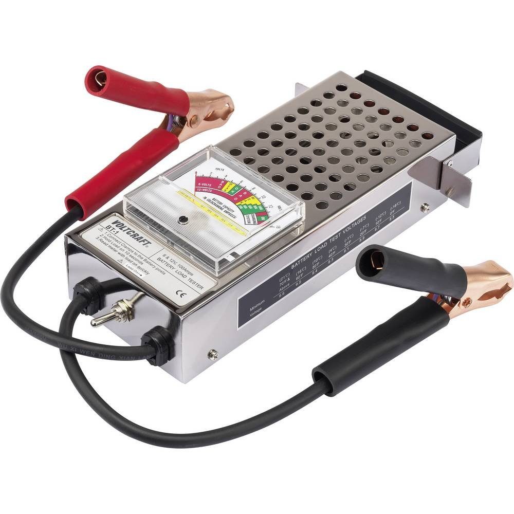 VOLTCRAFT Bleibatterietester Analog Autobatterie-Ladegerät