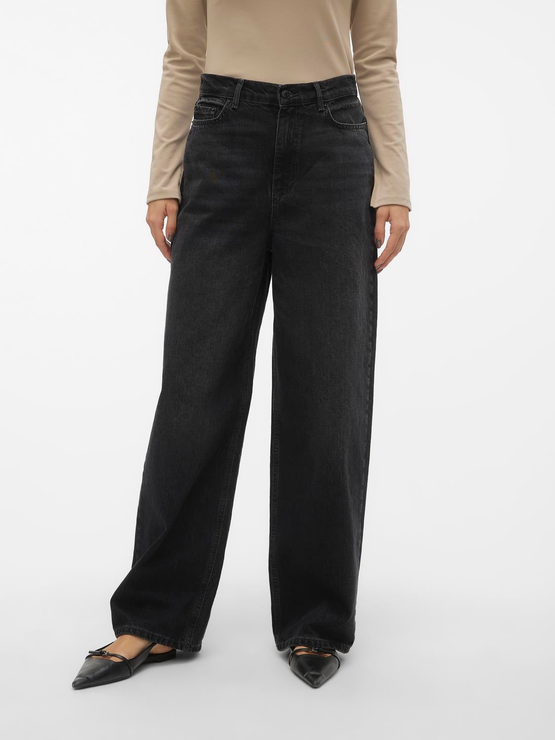 VMTAYLOR Mid Rise Baggy Fit Jeans