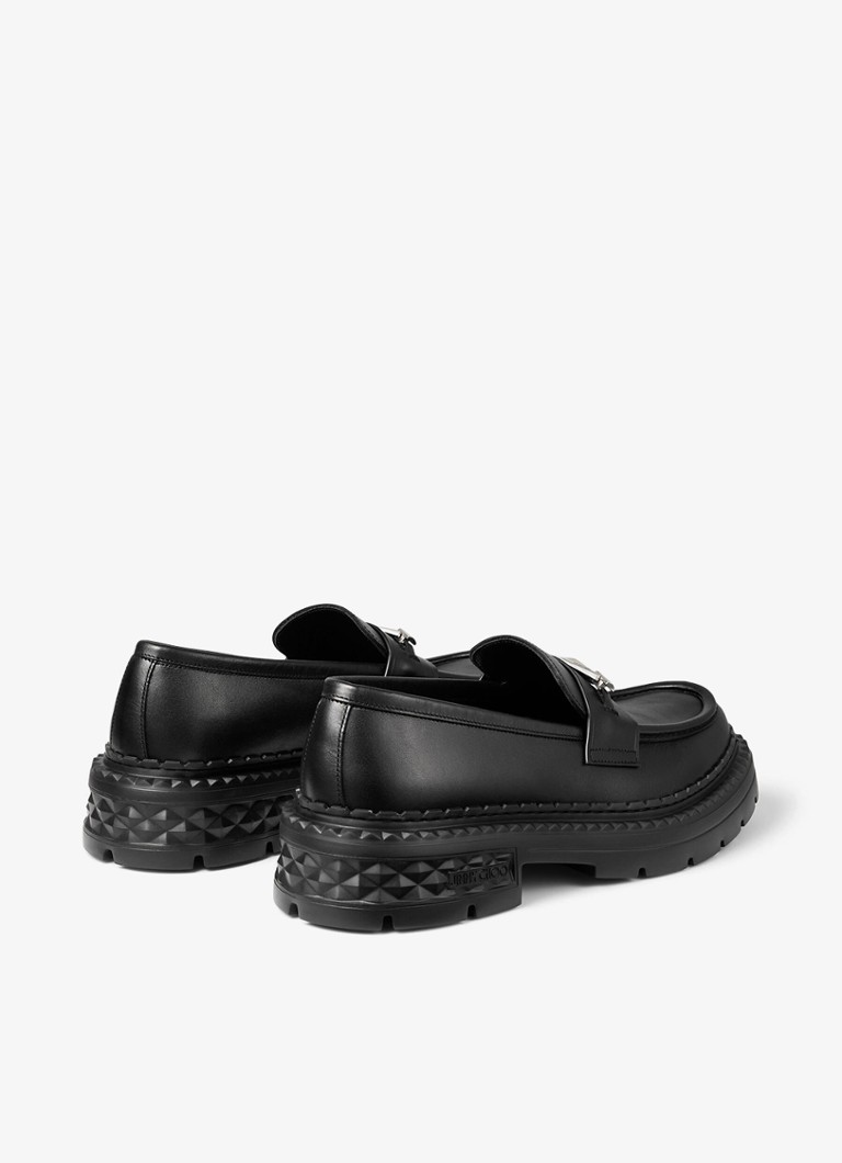 Mocassins Jimmy Choo Marlow Diamond/F da Kalfsleer