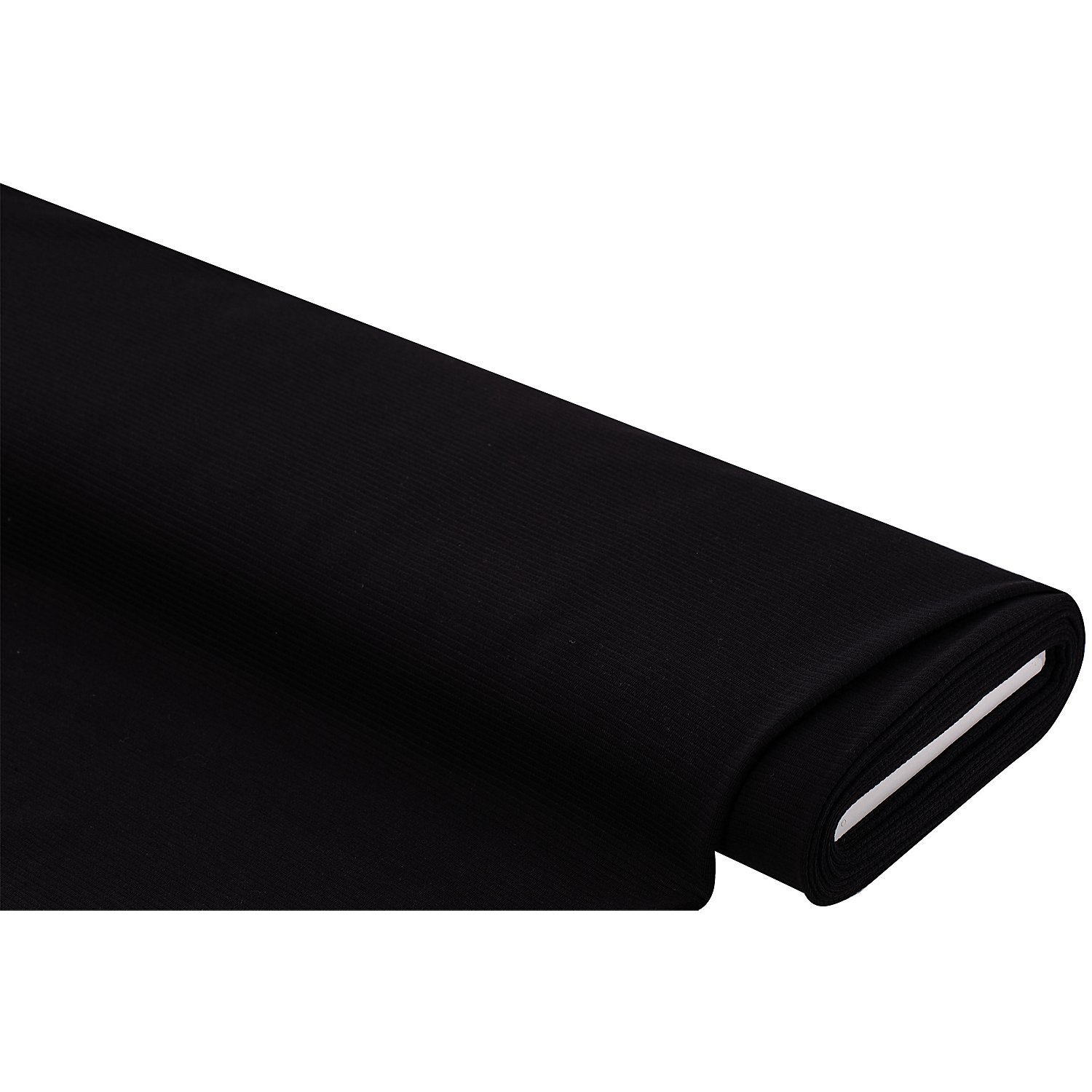 Ottoman-Jersey, schwarz