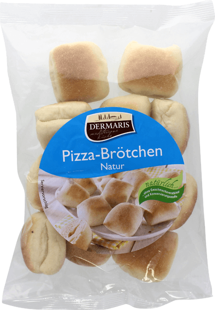 Dermaris Pizza-Brötchen natur