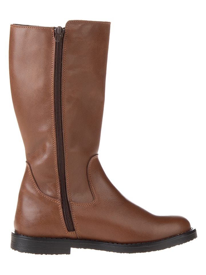 lamino Leder-Stiefel in Hellbraun günstig kaufen