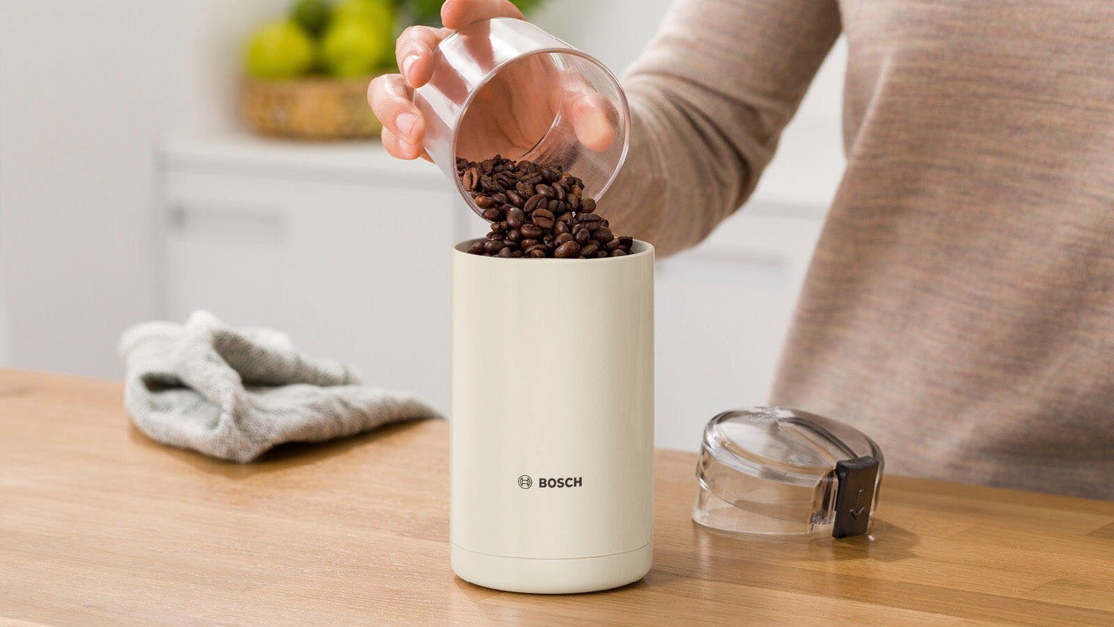 BOSCH Kaffeemühle TSM6A017C, 180 W, Schlagmesser, 75 g Bohnenbehälter