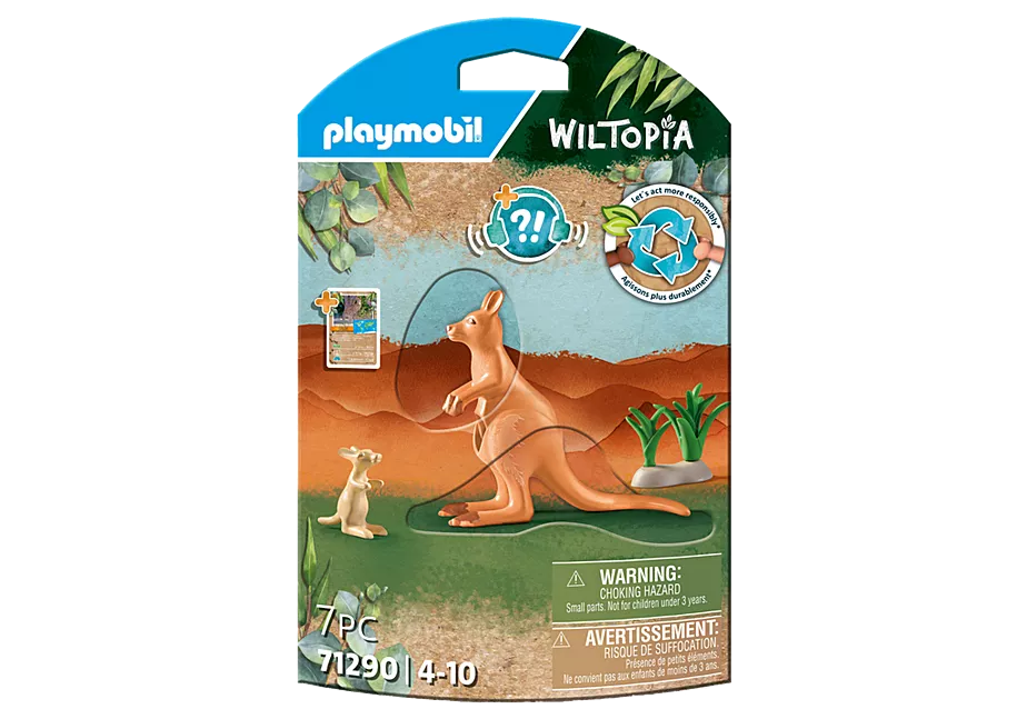 WILTOPIA - K&auml;nguru mit Jungtier