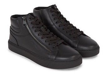 Calvin Klein HIGH TOP LACE UP W/ZIP RUBB Schnürboots mit Zierreißverschluss