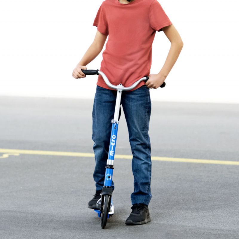 Trottinette pliable grandes roues – Micro Cruiser Bleu