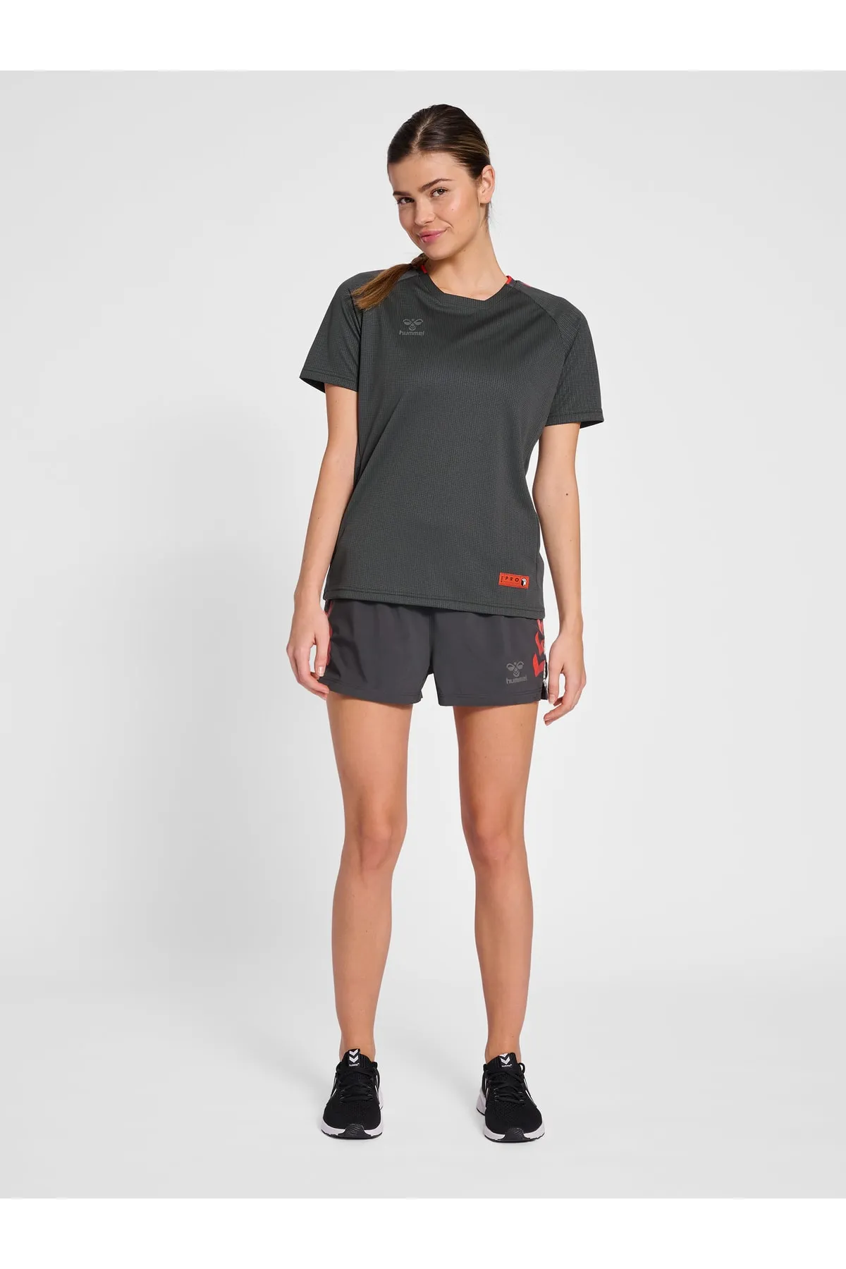 hummel  Kurze Sporthose - Grau - Mittlerer Bund