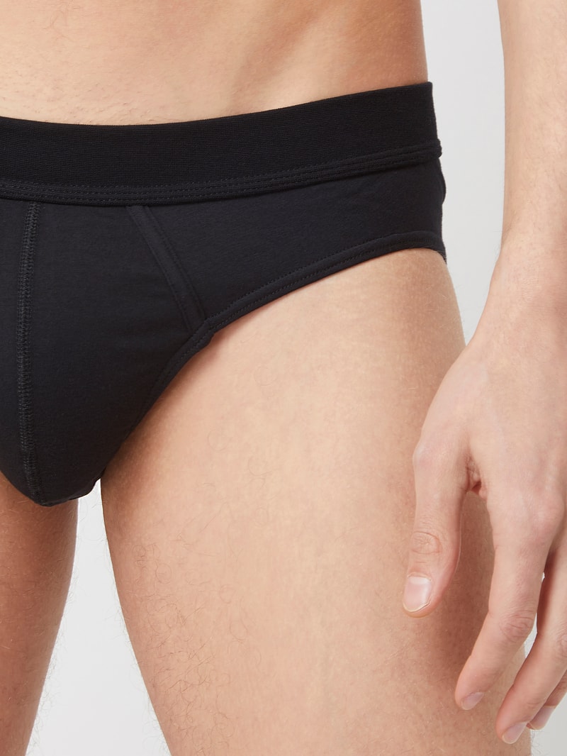 Slip im 3er-Pack in schwarz