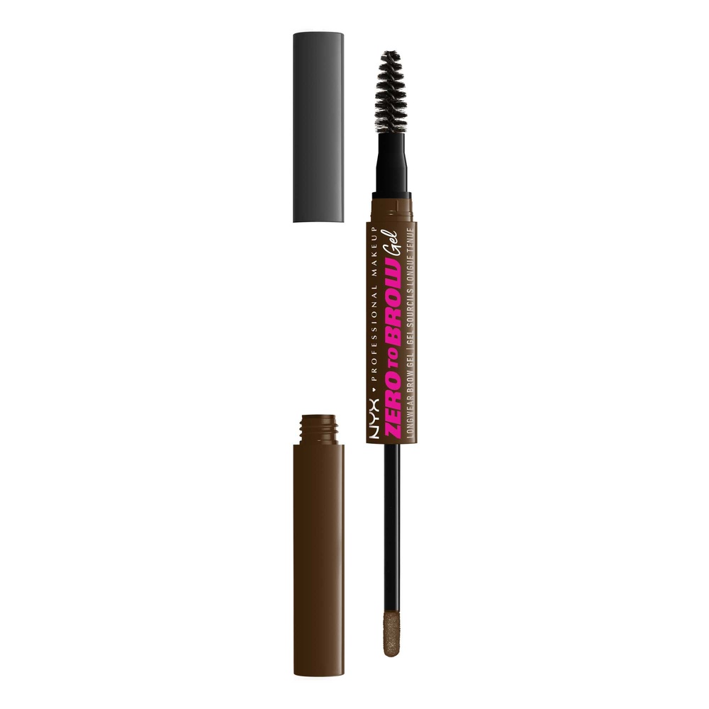 NYX Professional Makeup Zero To Brow Gel Gel Sourcils Teinté Longue Tenue