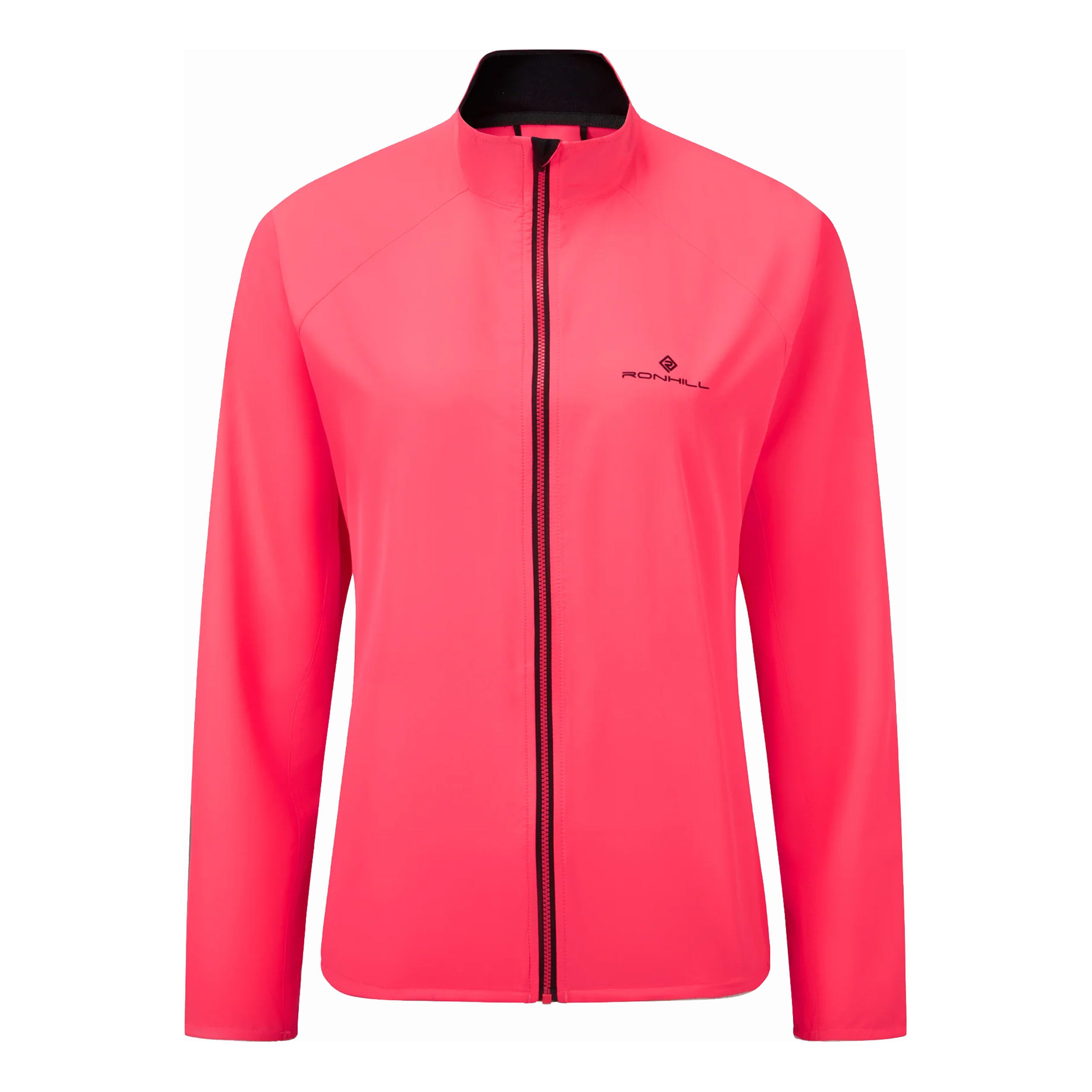 Core Laufjacke Damen - Koralle, Schwarz