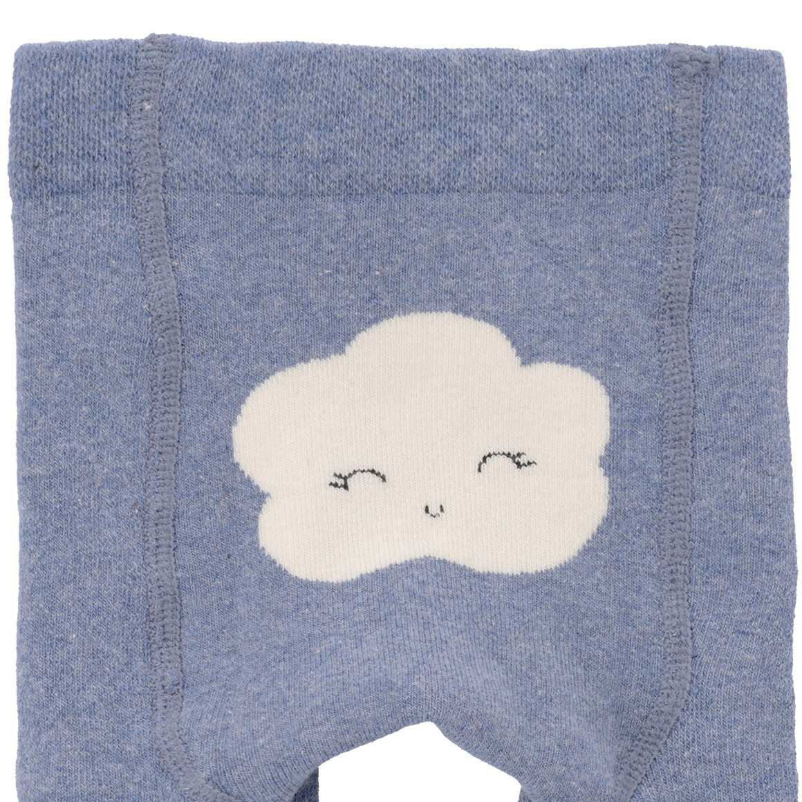 Baby Krabbelstrumpfhose mit Wolken-Motiven