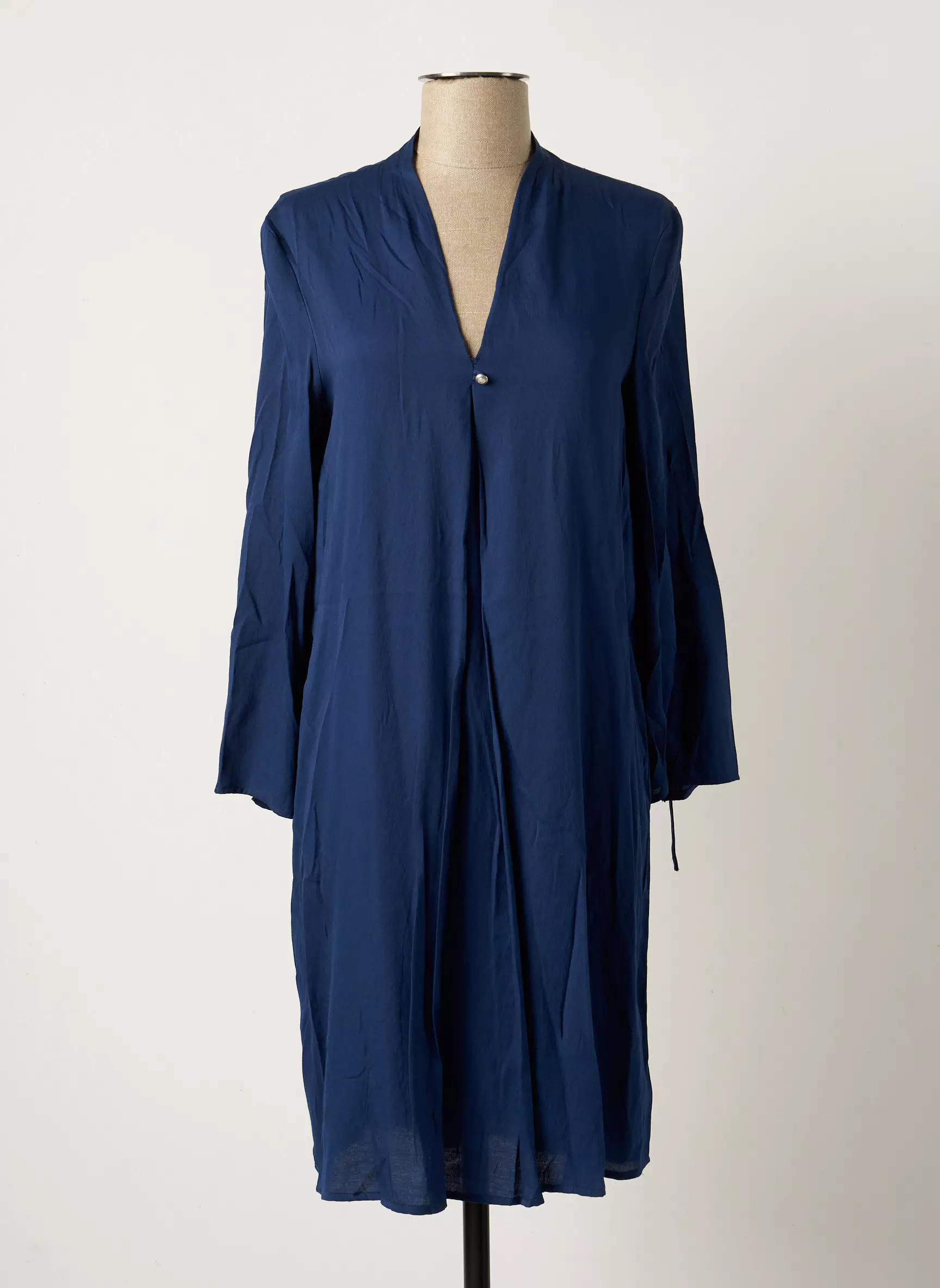 Nathalie Chaize Robes Mi Longues Femme couleur bleu
