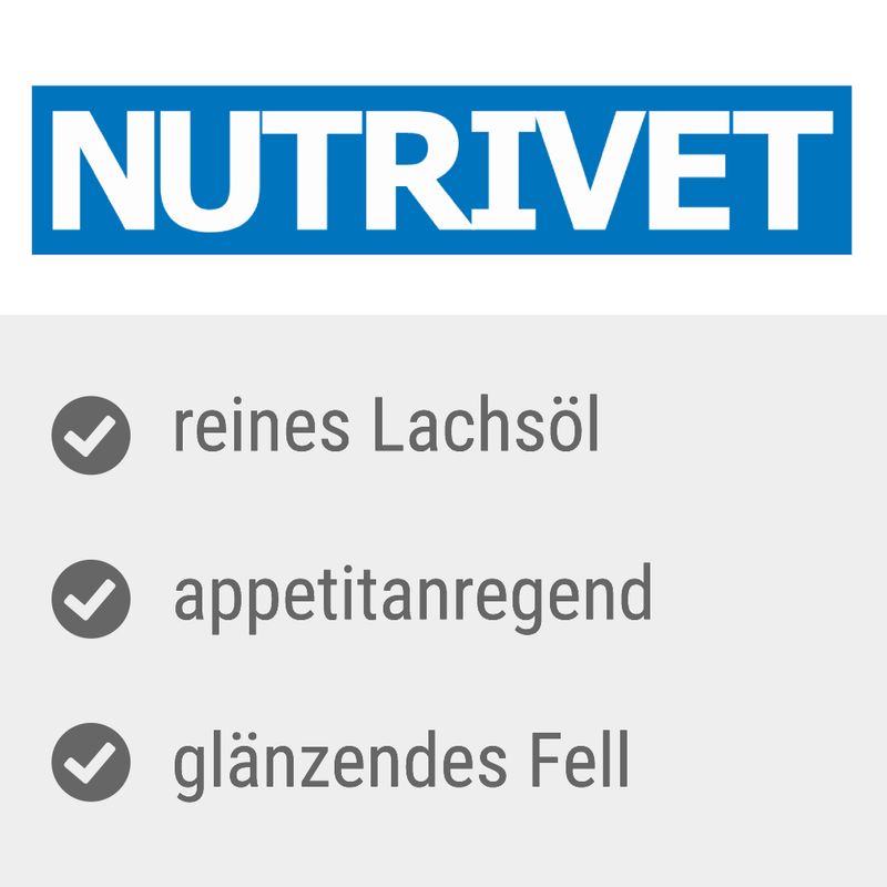 Nutrivet Inne Lachsöl zu TOP-Preisen