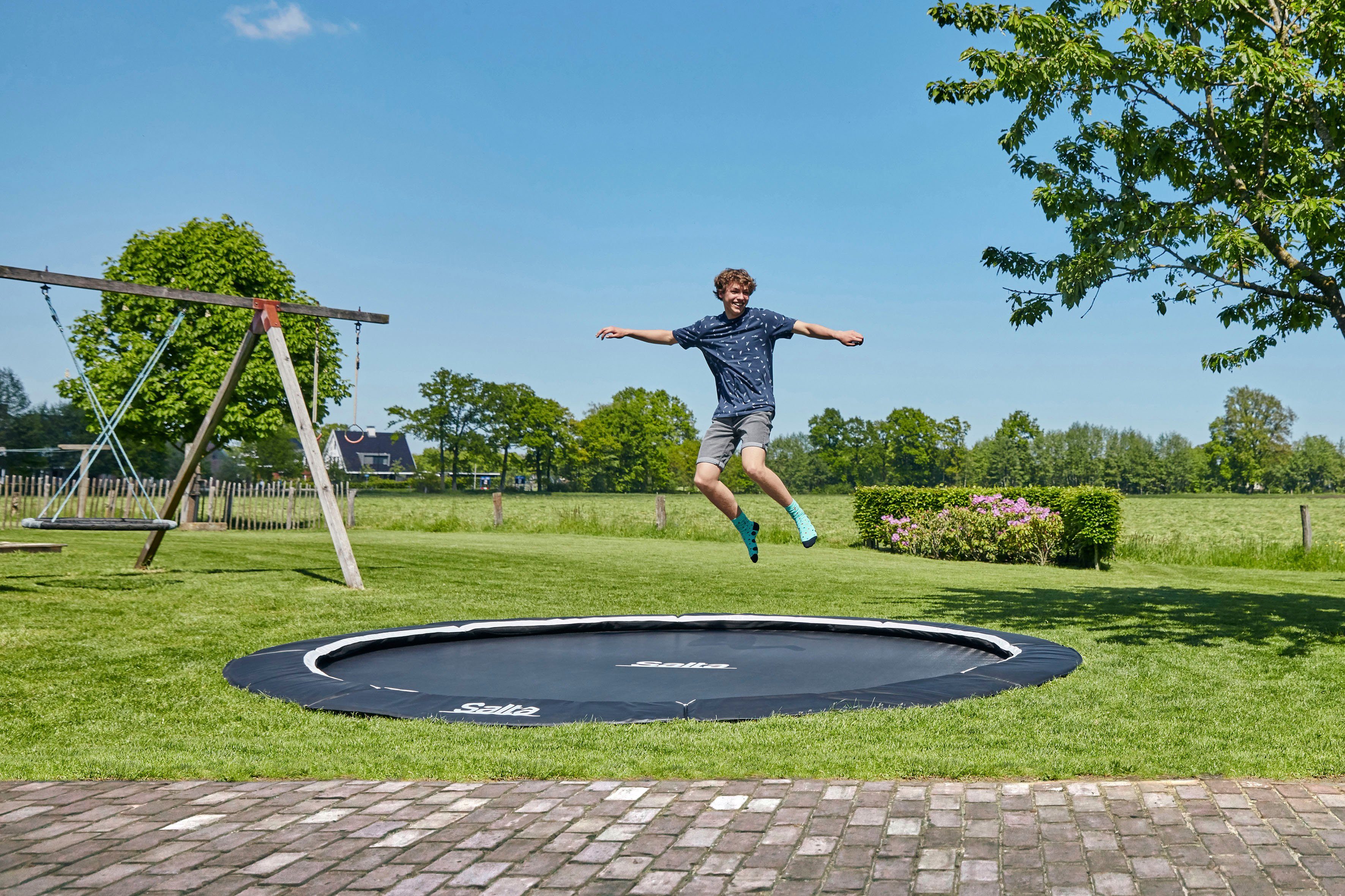 Salta Bodentrampolin Royal Baseground Sports, Ø 366 cm