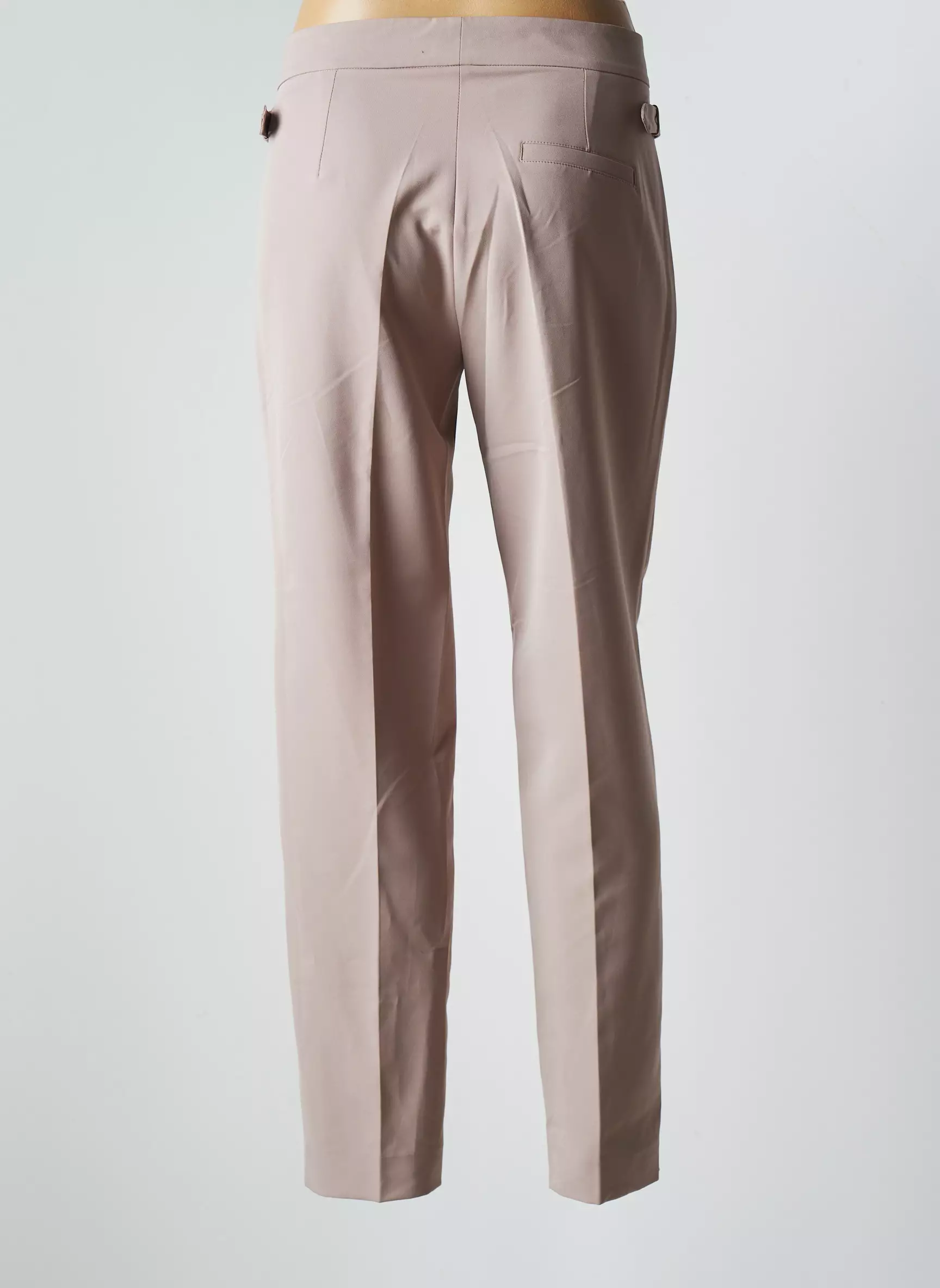 Manigance Pantalons Droits Femme couleur beige