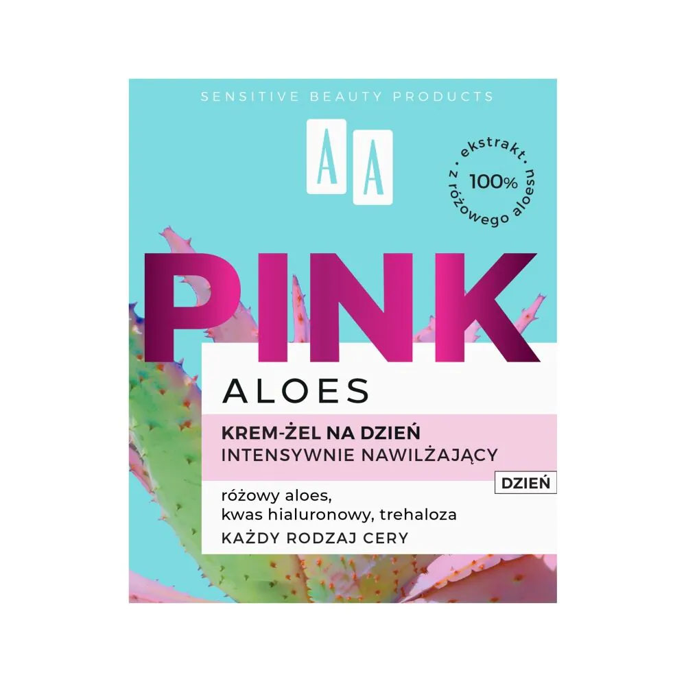 AA Aloes Pink Intensivt Fugtgivende Gel Dagcreme