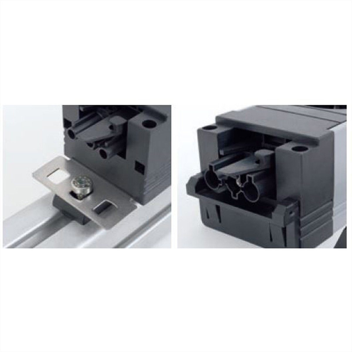 Bachmann STEP BASE Schutzkontakt Steckdosenleiste (Kabellänge 0 m), 5x CEE7/3