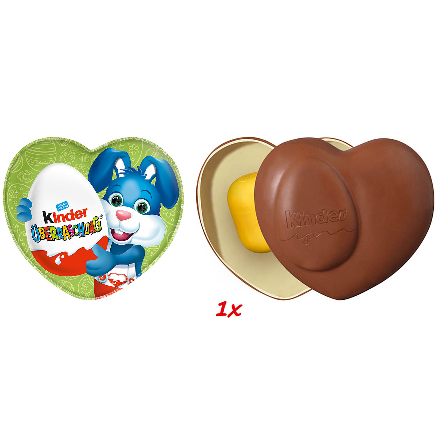 kinder Schokolade Hohlfigur Herz mit Überraschung 53g